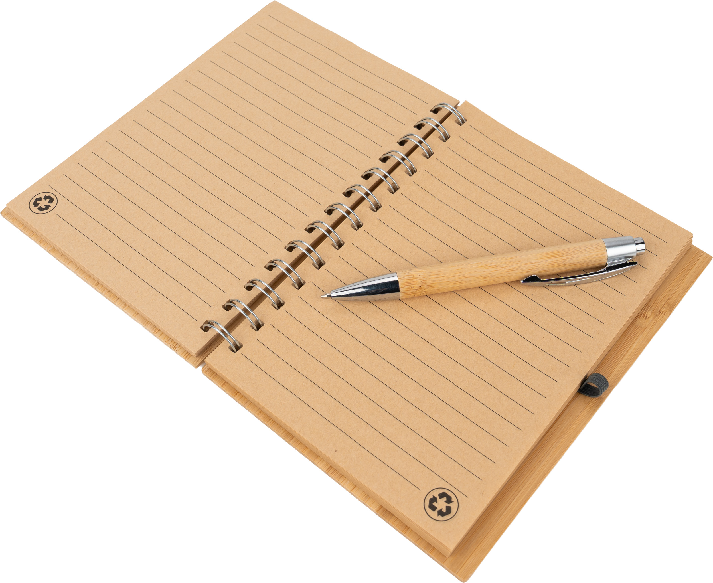 Notatnik A5 w linie z papieru z recyklingu FRANCESCA