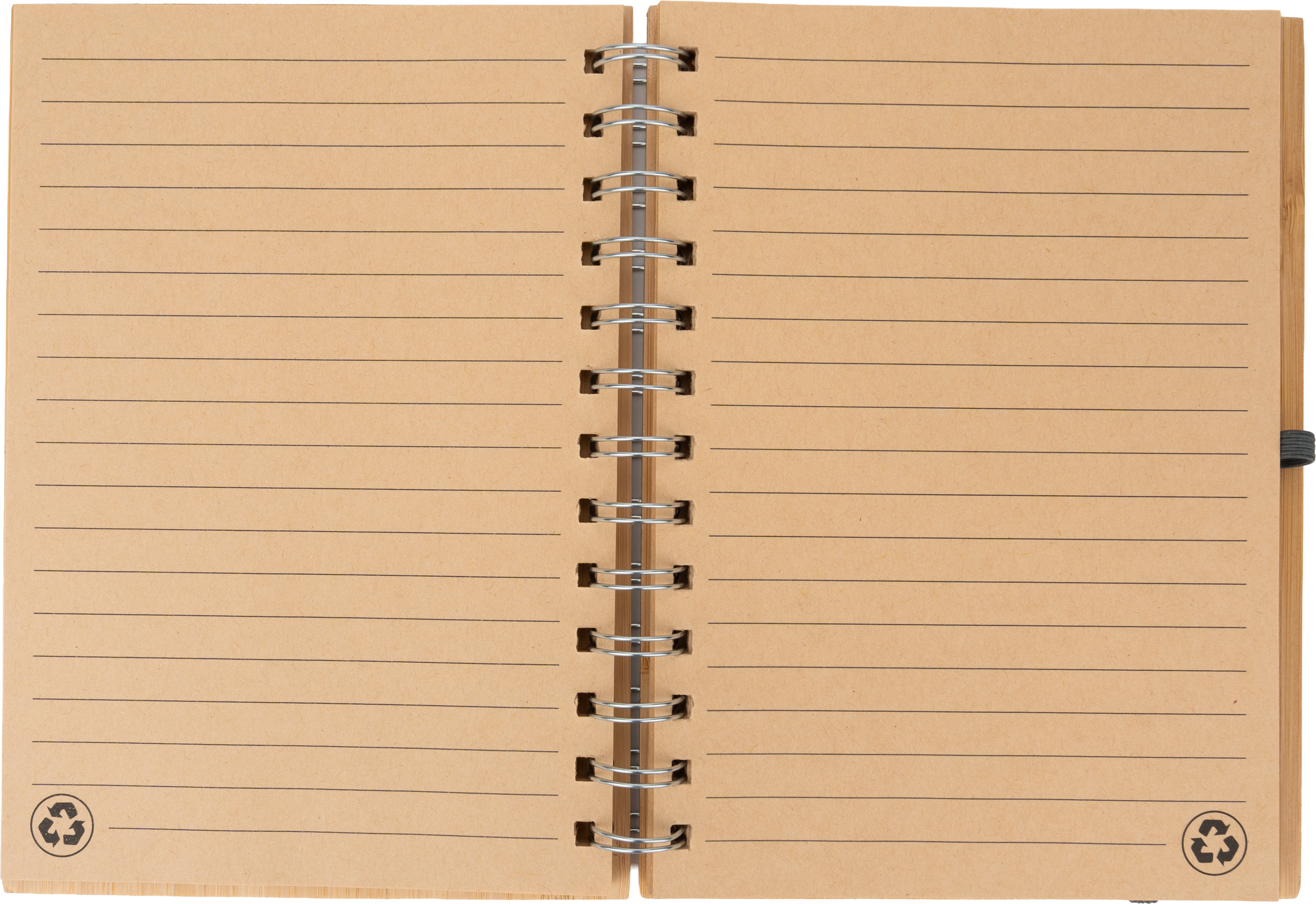 Notatnik A5 w linie z papieru z recyklingu FRANCESCA