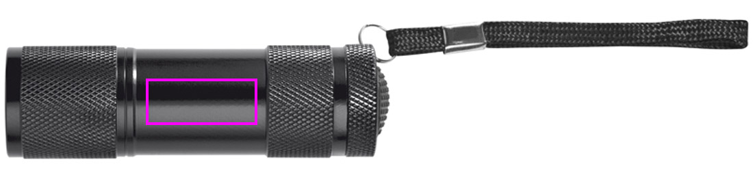 Latarka metalowa 9 LED DUNCAN