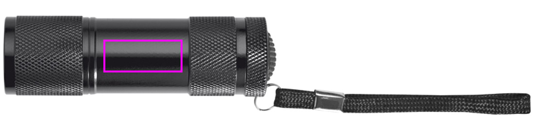 Latarka metalowa 9 LED DUNCAN