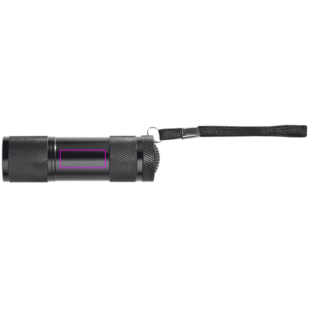 Latarka metalowa 9 LED DUNCAN