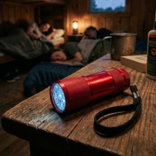 Latarka metalowa 9 LED DUNCAN