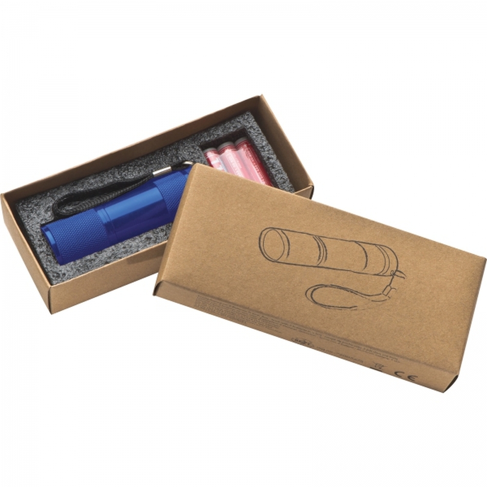 Latarka metalowa 9 LED DUNCAN