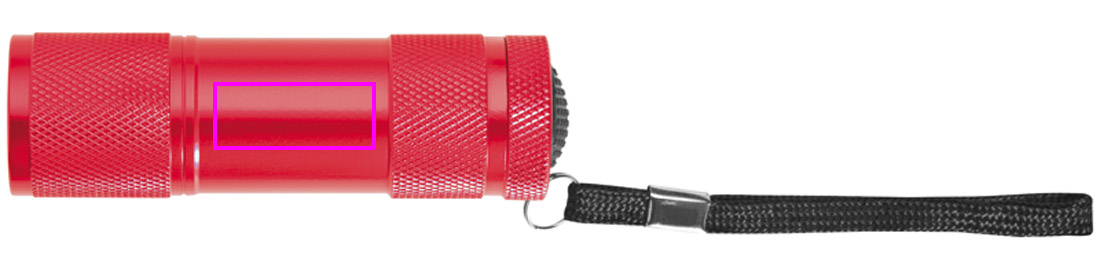 Latarka metalowa 9 LED DUNCAN