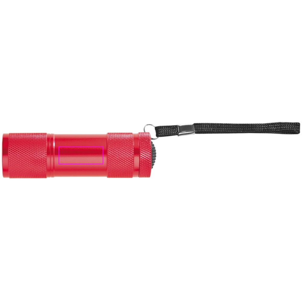 Latarka metalowa 9 LED DUNCAN