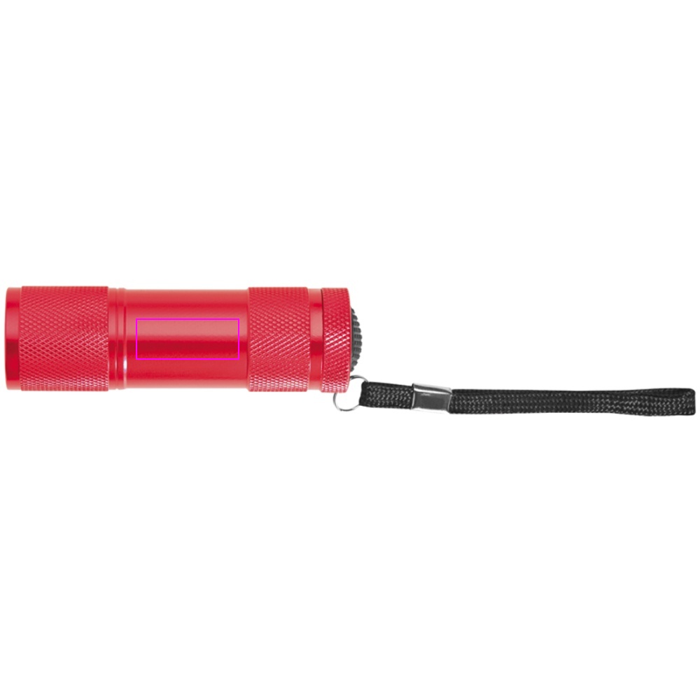 Latarka metalowa 9 LED DUNCAN
