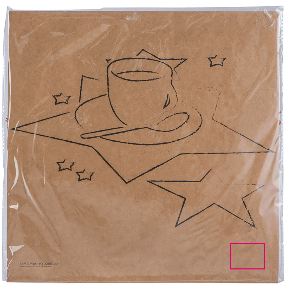 Zestaw podkładek z filcu gwiazdki CATERINA