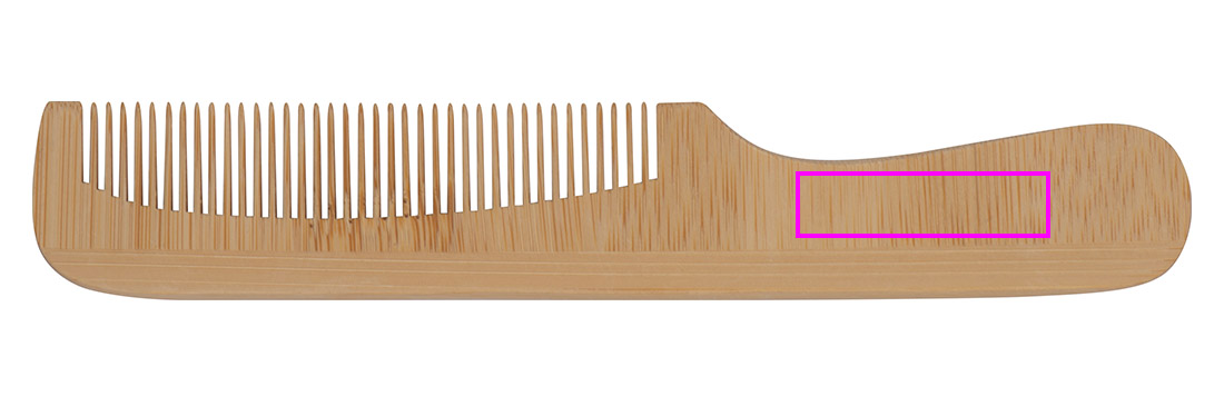 Grzebień do włosów bambusowy PETRONELA