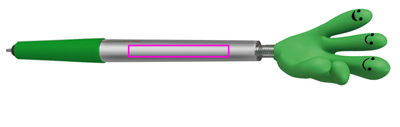 Długopis plastikowy touch pen Smile Hand CrisMa KARINA