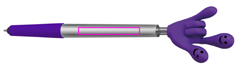 Długopis plastikowy touch pen Smile Hand CrisMa KARINA