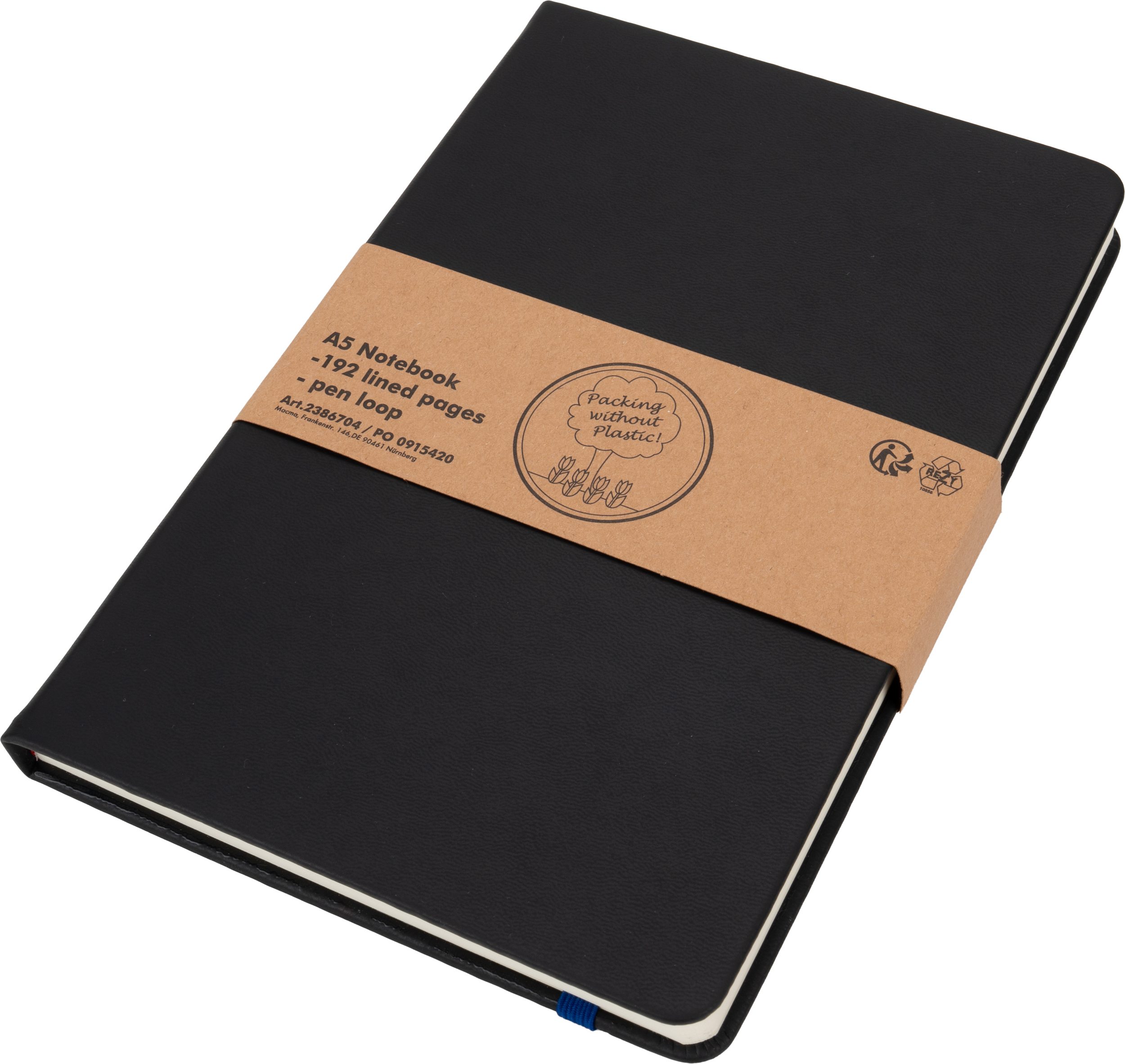 Notatnik A5 w linie SILKE