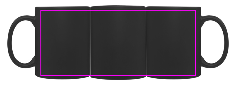 Kubek ceramiczny do sublimacji zmieniający kolor 300 ml JACOPO