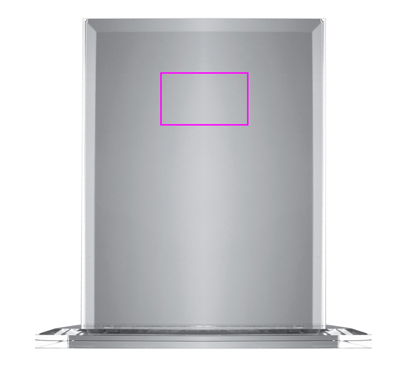 Szklany blok z podstawką HELLA