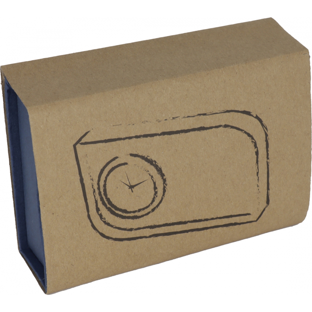 Szklany blok z zegarem GERALD