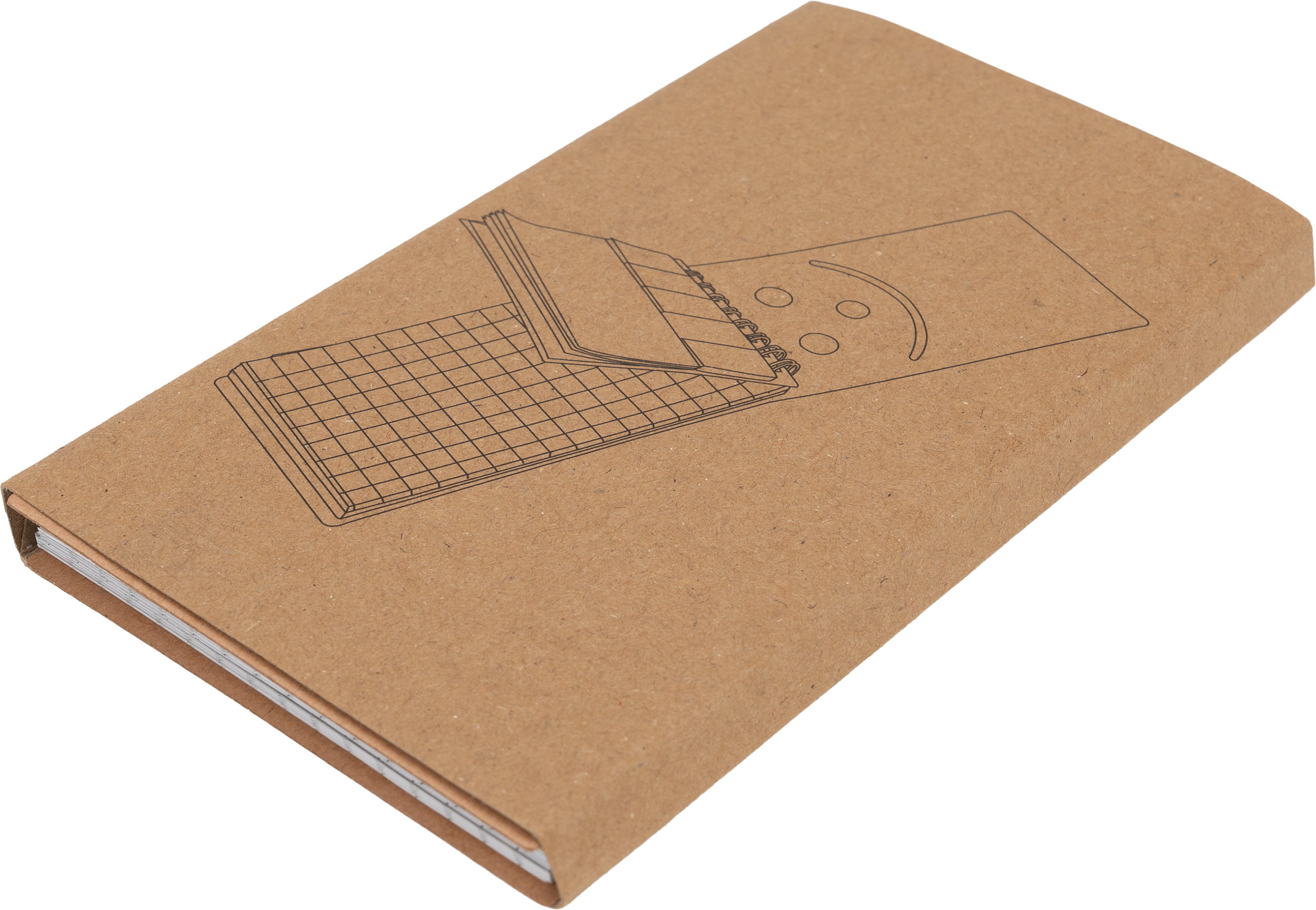 Notatnik w kratkę z karteczkami do markowania MANLIO