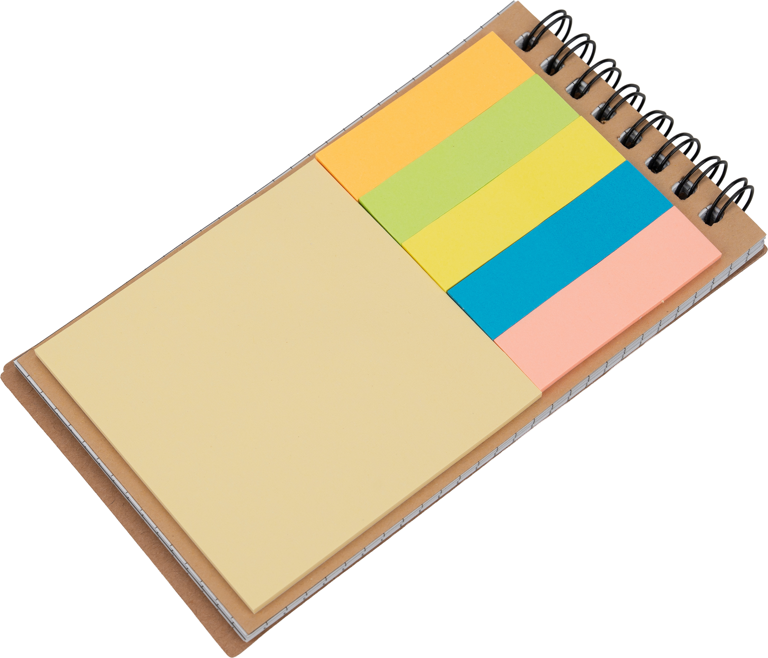 Notatnik w kratkę z karteczkami do markowania MANLIO