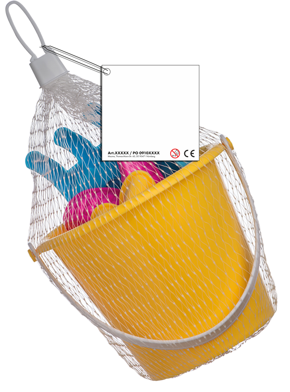 Zestaw zabawek do piaskownicy CINZIA
