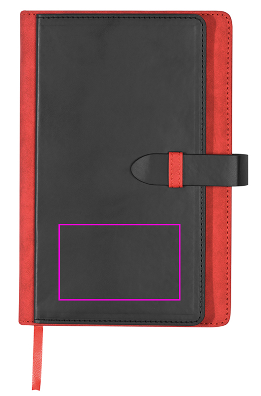 Notatnik A5 w linie z wizytownikiem MARTIN