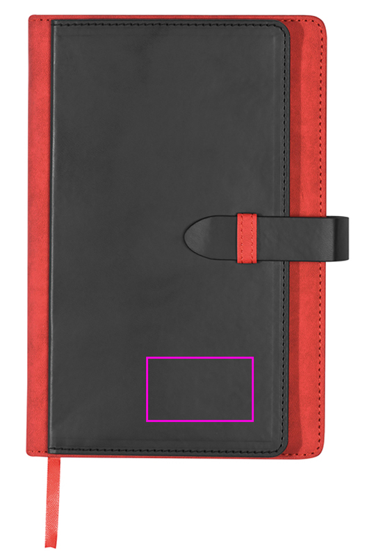 Notatnik A5 w linie z wizytownikiem MARTIN