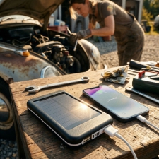 Power bank 4000 mAh solarny LEONARD