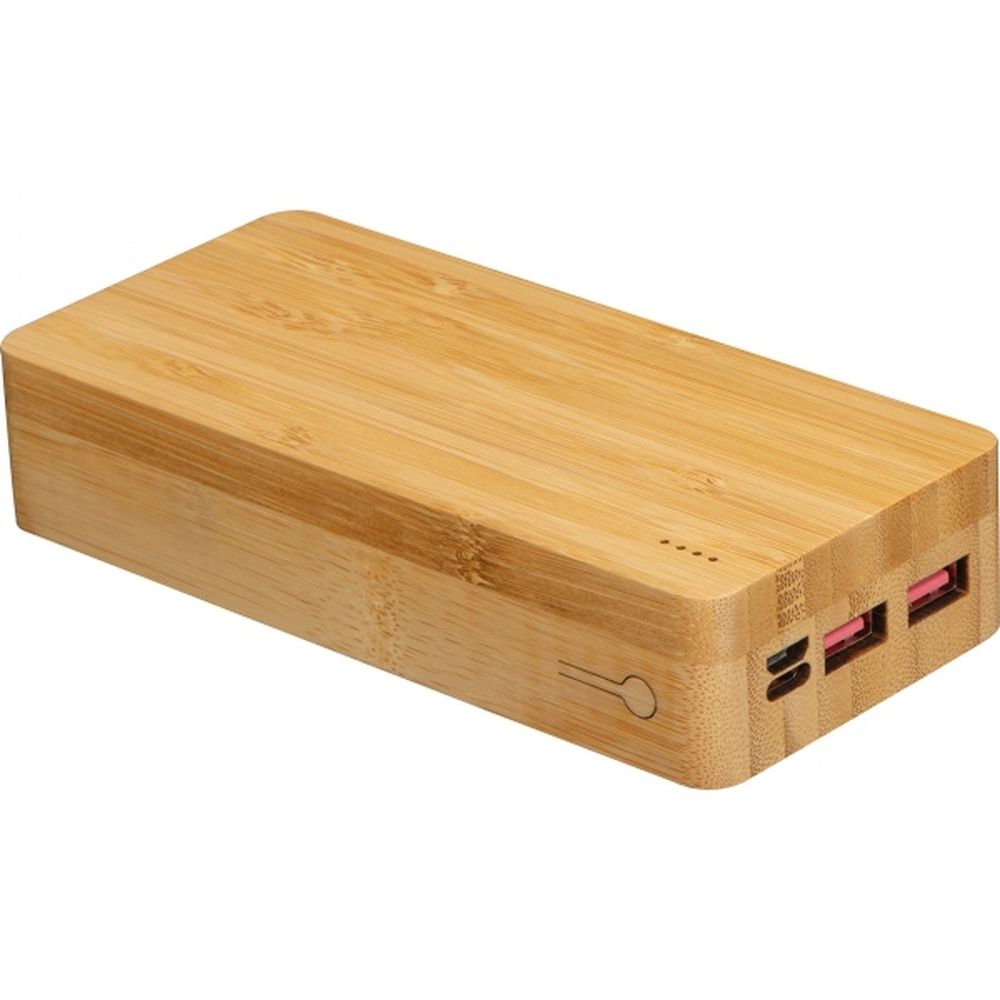 Power bank 20000 mAh bambusowy VALERIA