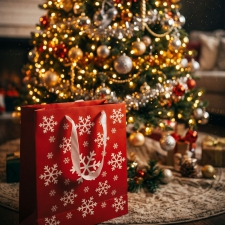 Torebka prezentowa, duża XMAS TOBIAS