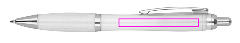 Długopis plastikowy transparentny JASMIN