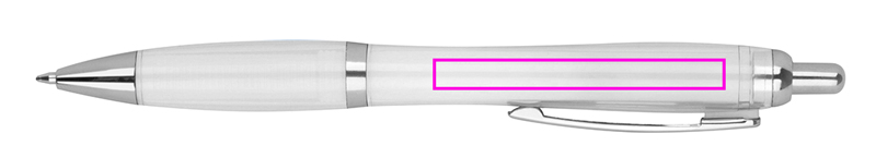 Długopis plastikowy transparentny JASMIN