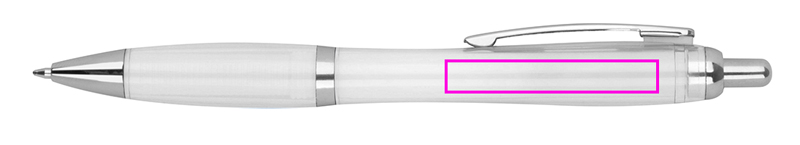 Długopis plastikowy transparentny JASMIN