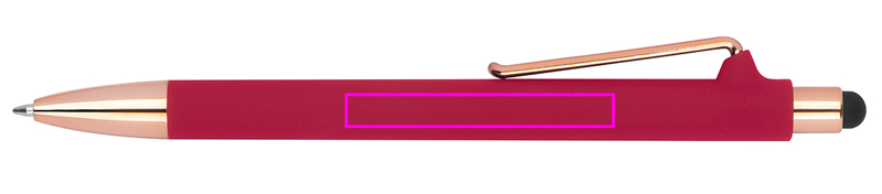 Długopis plastikowy soft touch LENA