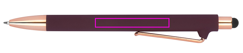 Długopis plastikowy soft touch LENA