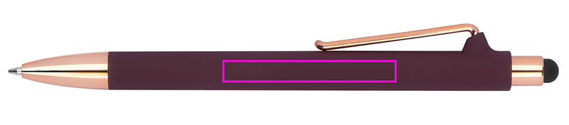 Długopis plastikowy soft touch LENA