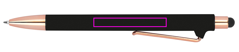 Długopis plastikowy soft touch LENA