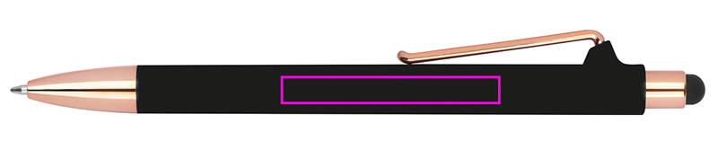 Długopis plastikowy soft touch LENA