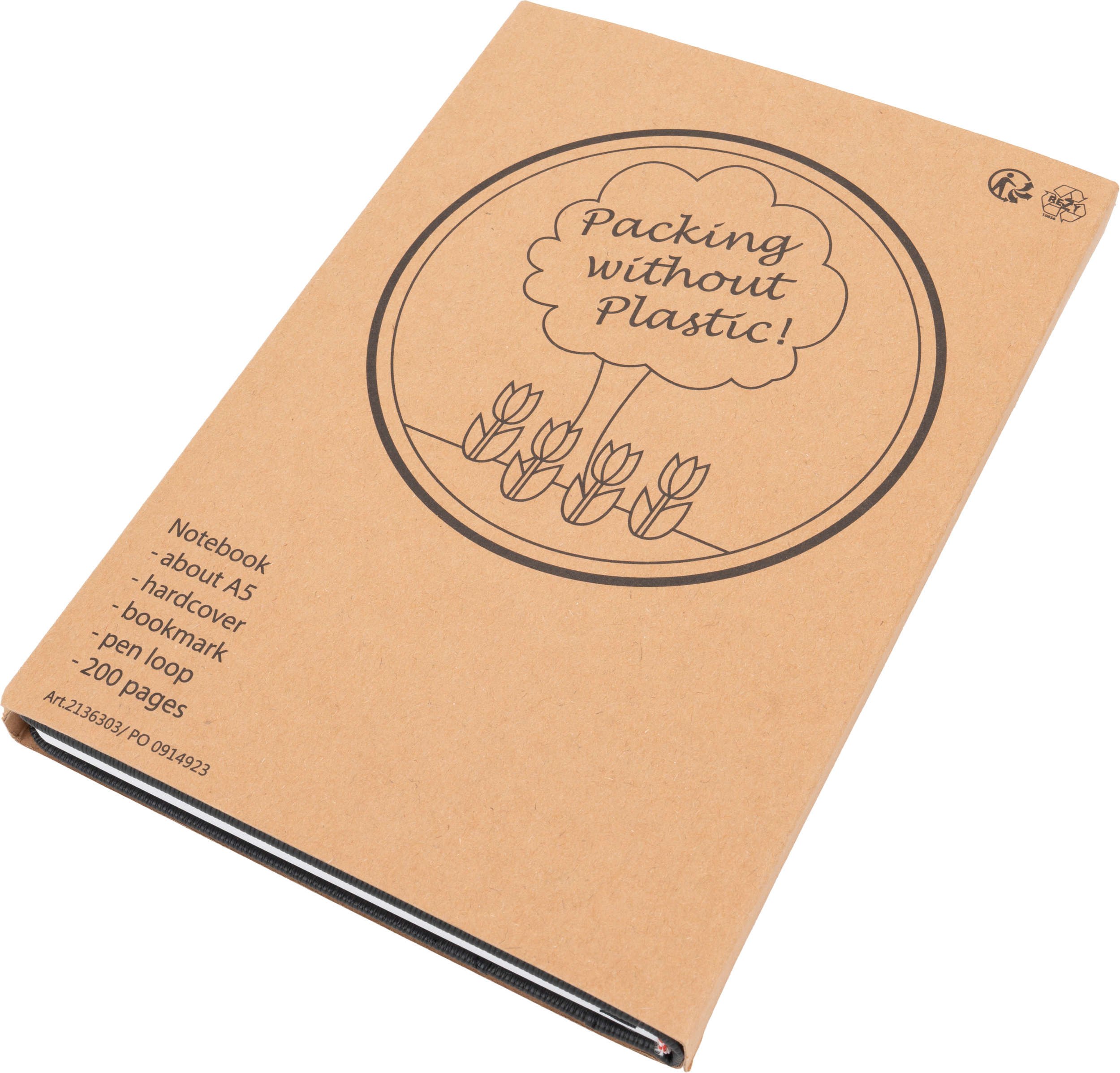 Notatnik A5 w kratkę CLELIA