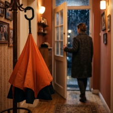 Parasol manualny odwrócony ø120 cm OLIVIA