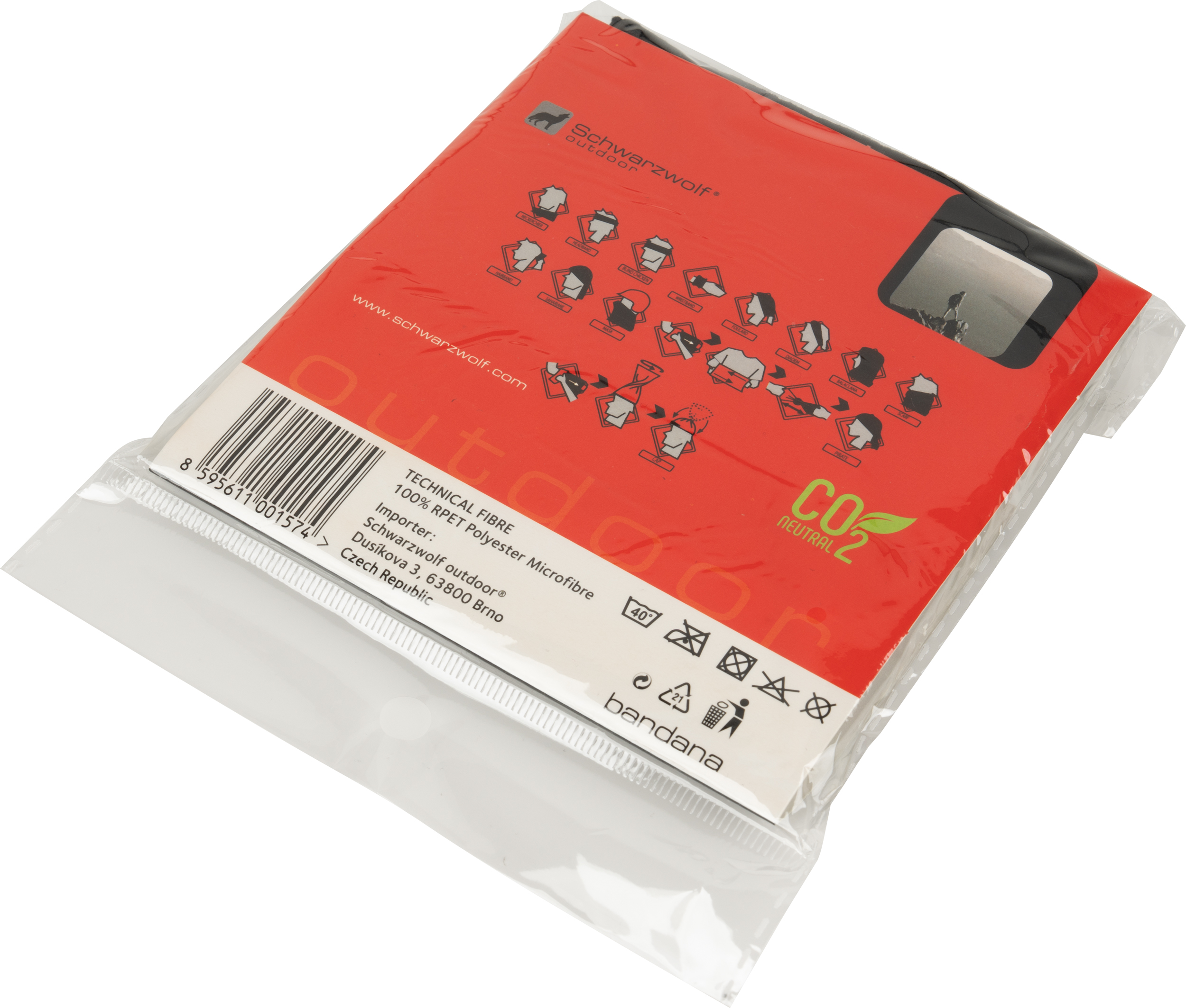 Chusta wielofunkcyjna BANDANA Schwarzwolf