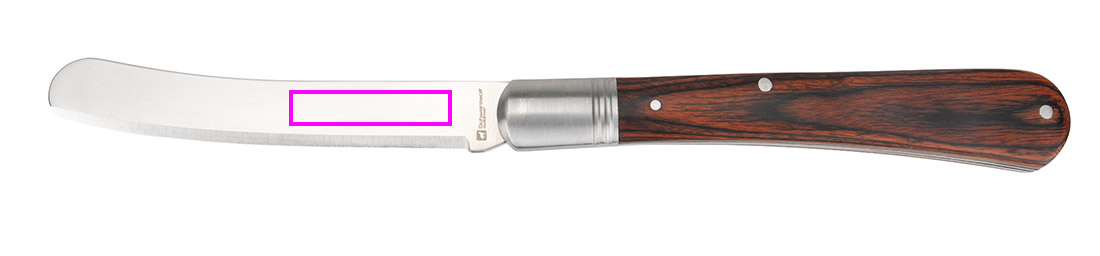 Nóż do masła składany GARMISCH Schwarzwolf