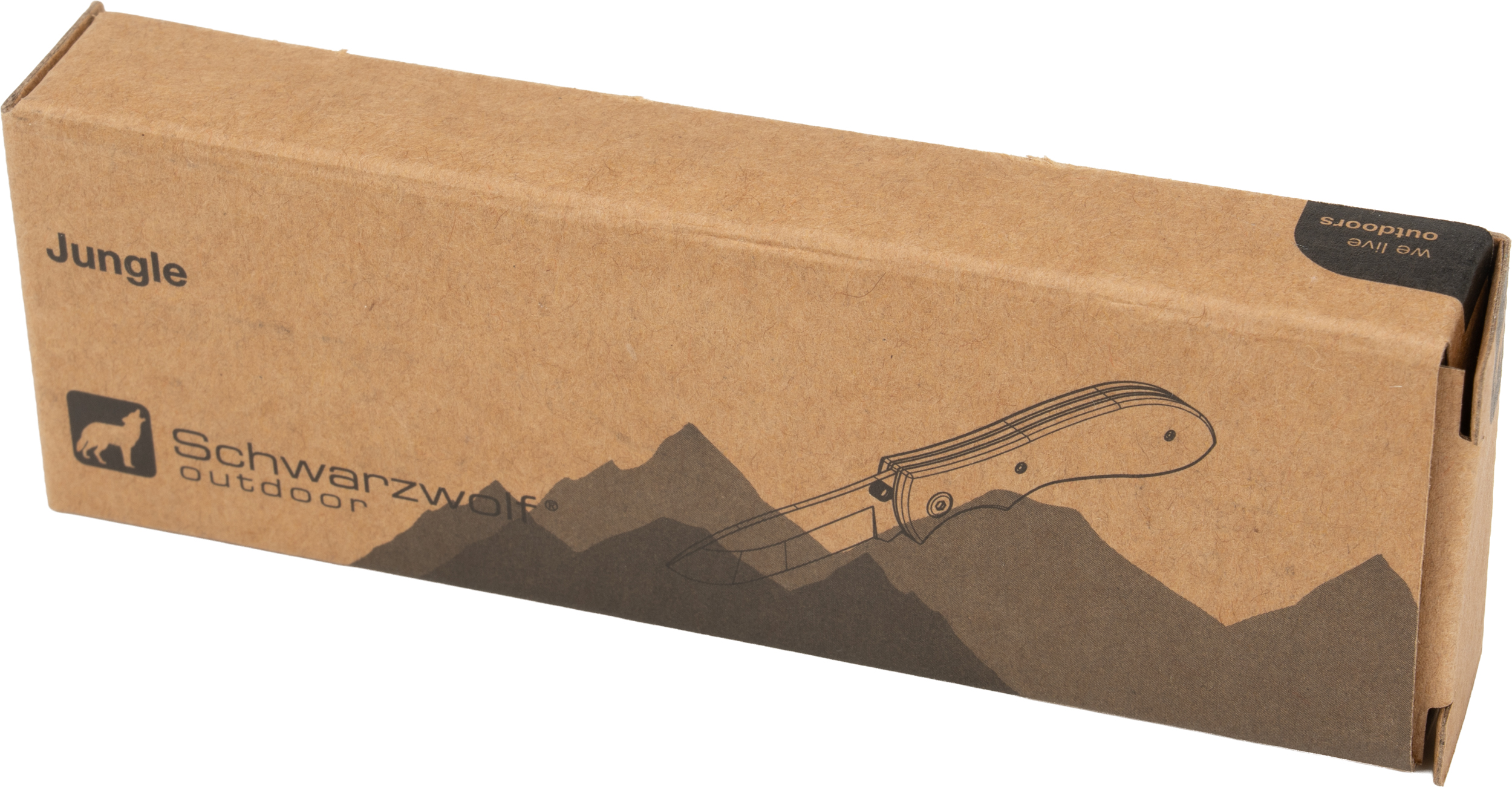 Nóż składany JUNGLE Schwarzwolf