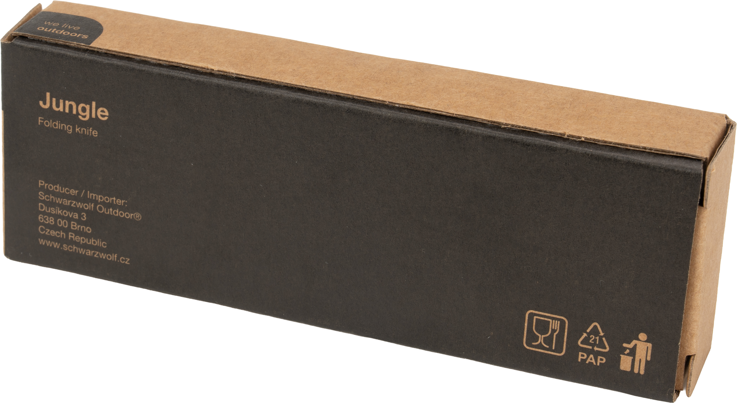 Nóż składany JUNGLE Schwarzwolf