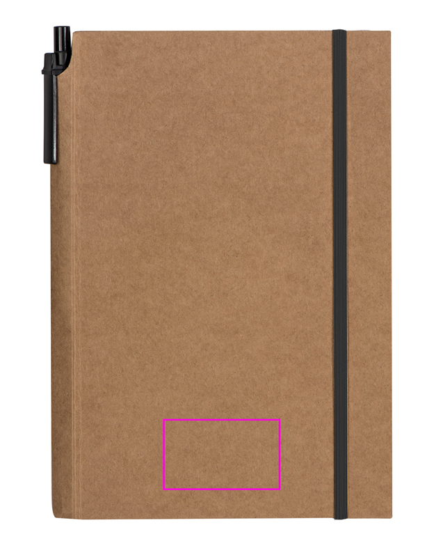 Notatnik A5 w kratkę z długopisem FELIX