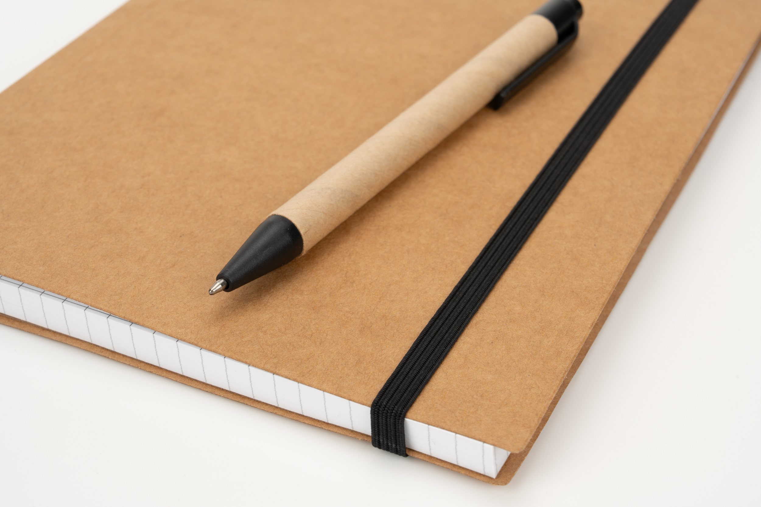 Notatnik A5 w kratkę z długopisem FELIX